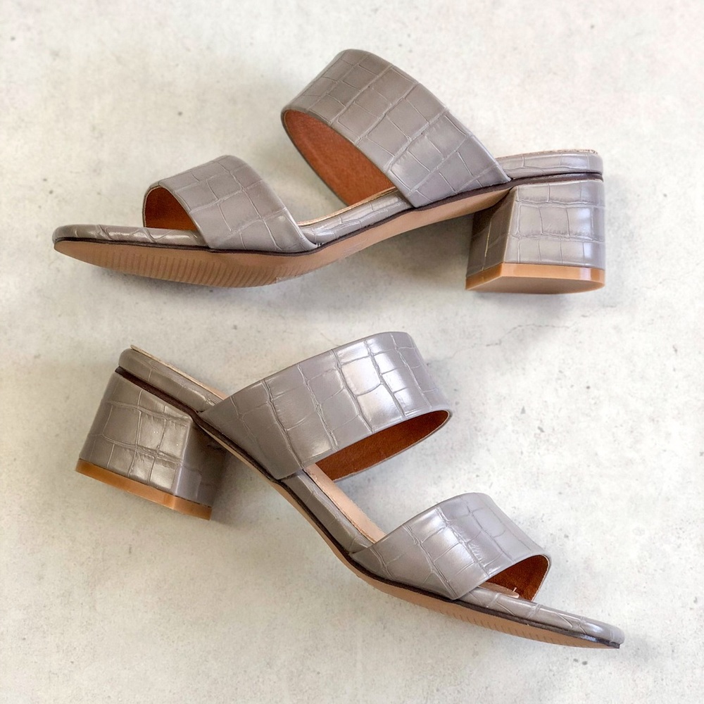 Grey Mule Heels